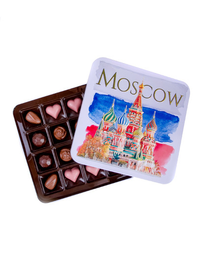 №1 TM LORD Конфеты шоколадны MOSCOW(металлическая коробка)195г) в Домодедово